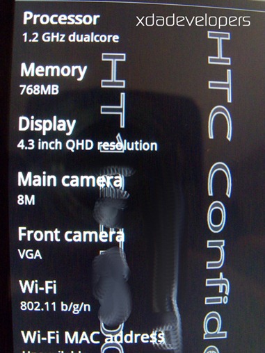 HTC Pyramid Leked Features
