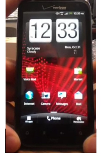 HTC Rezound's Live Image