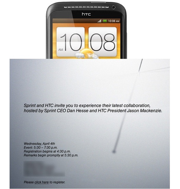HTC and Sprint's "Latest Collaboration" On April 4th
