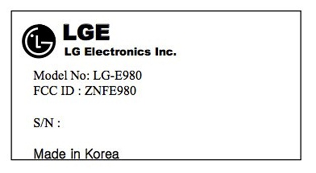 FCC approves LG-E980