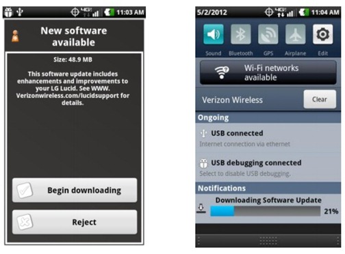 LG Lucid's Update VS840ZV6 