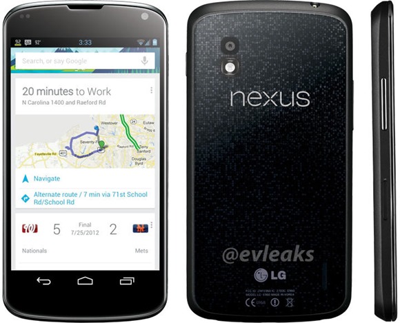 LG Nexus 4 Press Shot Leak