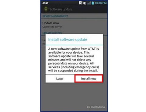 AT&T’s LG Optimus G Update E97011c