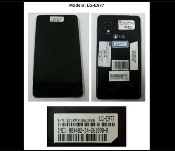 LG Optimus G (LG-E977) has passed the ANATEL website