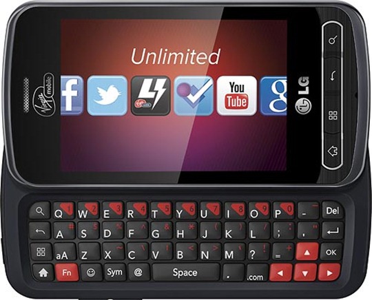 LG Optimus Slider For Virgin Mobile