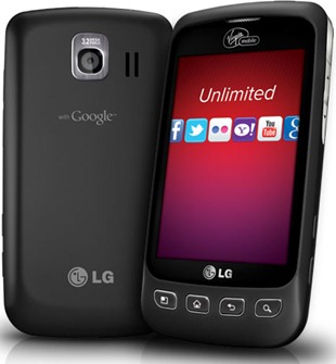 LG Optimus V For Virgin Mobile Official Sales
