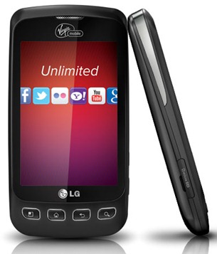 LG Optimus V For Virgin Mobile Official Sales