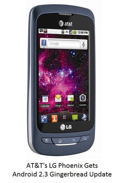 AT&T’s LG Phoenix Gets Gingerbread Update