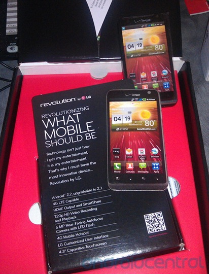 LG Revolution Promo Stuffs Hitting Verizon Stores