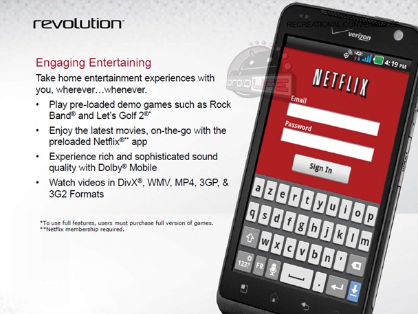 LG Revolution With Netflix