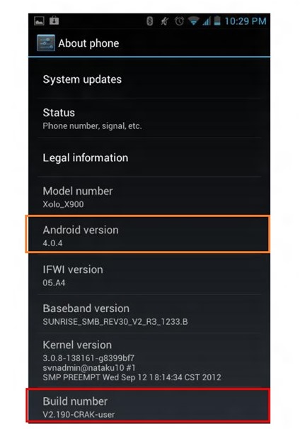 Intel Lava XOLO X900 Android 4.0.4 ICS Update (V2.190-CRAK-user)