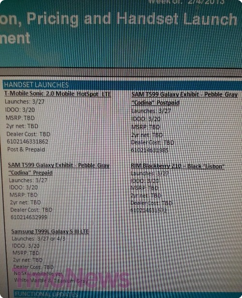 Leaked picture of T-Mobile