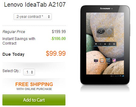 Lenovo IdeaTab A2107