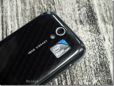 Meego based Intel Atom Smartphone(back)