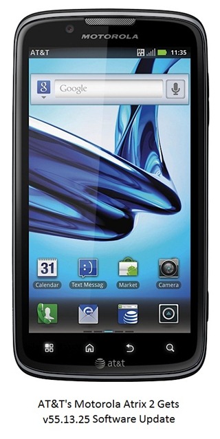 AT&T Motorola ATRIX 2 v55.13.25 Software Update