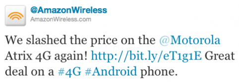 AT&T's Motorola Atrix 4G For $0.01 At Amazon Now
