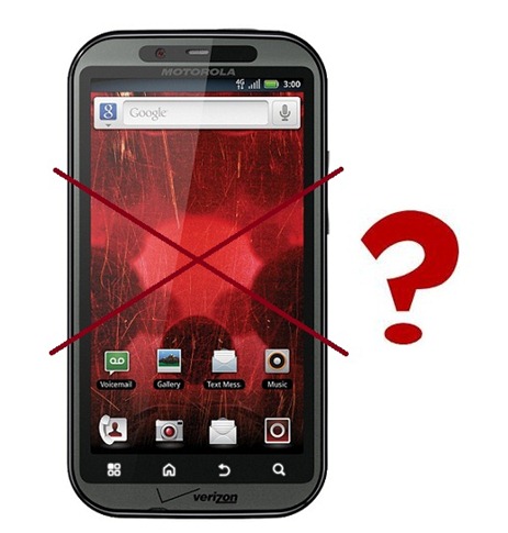 Verizon Motorola Droid Bionic Cancelled