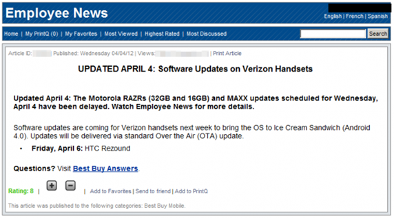 HTC Rezound Will Get ICS Update Today
