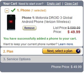 Motorola Droid 3 Now Available For Just $49.99 At Amazon 