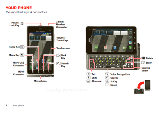 Motorola Droid 3 manual download