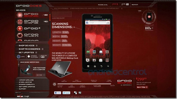Motorola Droid Bionic 4G To Cost $299.99?