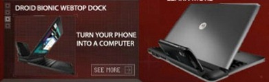 Motorola Droid Bionic 4G With Webtop Dock Support