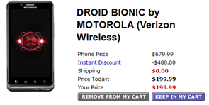 Motorola Droid Bionic Is Now Just $199.99 At Walmart