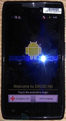 Motorola Droid HD Leaked Image