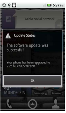 Verizon Software update For Motorola DROID pro