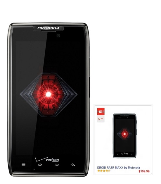 Motorola Droid RAZR MAXX For $199