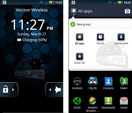 Motorola Droid X Gingerbread Leak