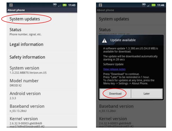Droid X2 Gets Software Update 1.3.380.MB870 Droid X2 Gets Software Update 1.3.380.MB870
