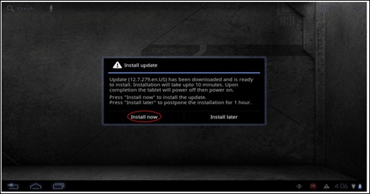 Droid XYBOARD 10.1 Software Update 12.7.279