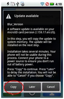 Motorola Flipside Gets Android 2.2 Froyo OS