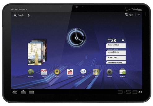 Motorola XOOM Honeycomb Tablet PC