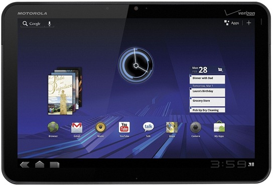 Motorola XOOM Official Release for Verizon In US