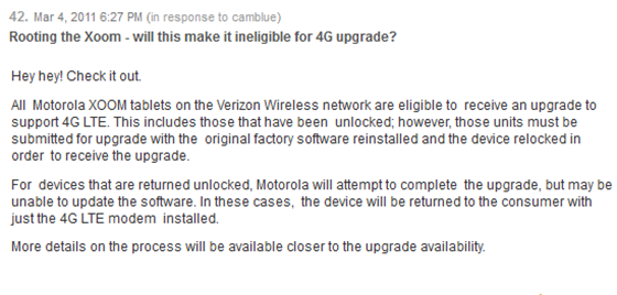 4G LTE Upgrade For Rooted Motorola Xoom