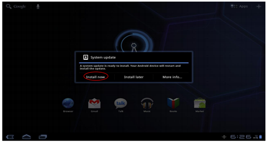 Motorola Xoom LTE Android 3.2.6 HLK75H Update