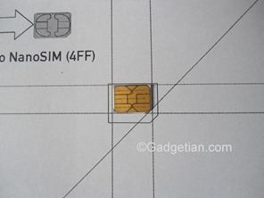 Cut Nano SIm for iPhone 5