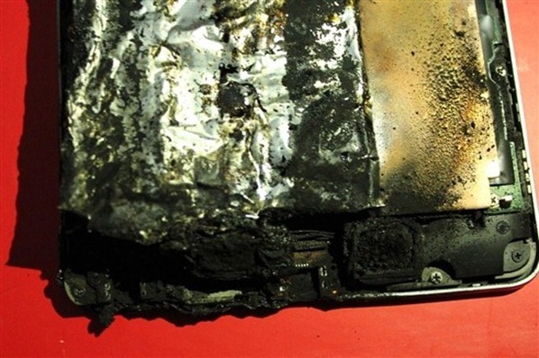 Nexus 7 caught fire