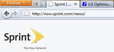 Nexus S Listed on Sprint Website