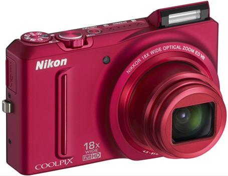 Nikon Coolpix S9100 Red