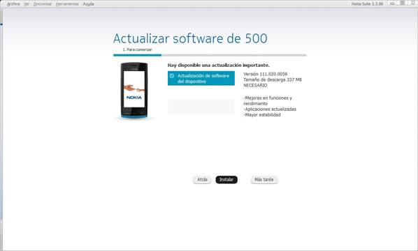 Nokia 500 Gets Nokia Belle OS Update