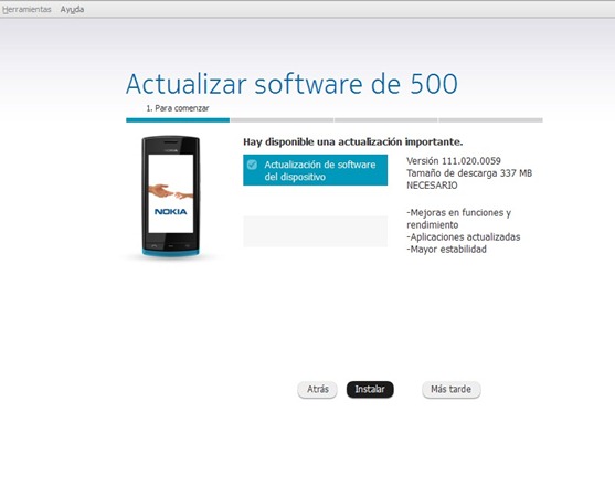 Nokia 500 Gets Nokia Belle OS Update