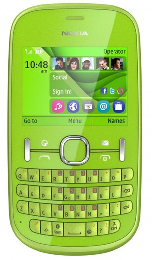 Nokia Asha 200 Green