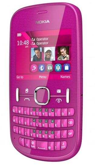 Nokia Asha 200 Pink