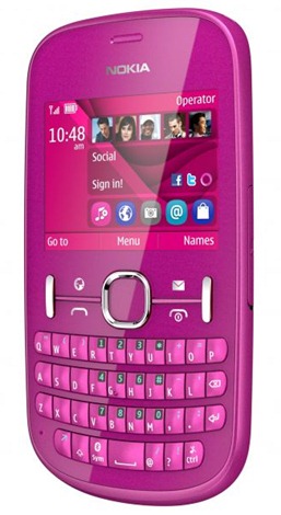Nokia Asha 201 Pink