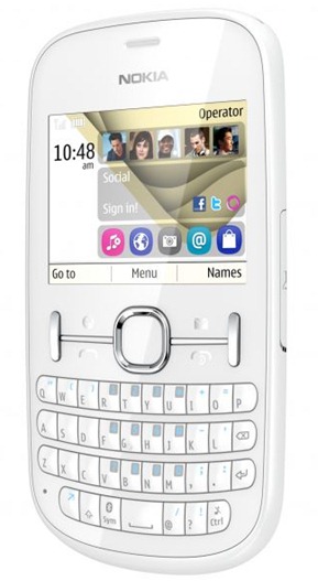 Nokia Asha 201 White