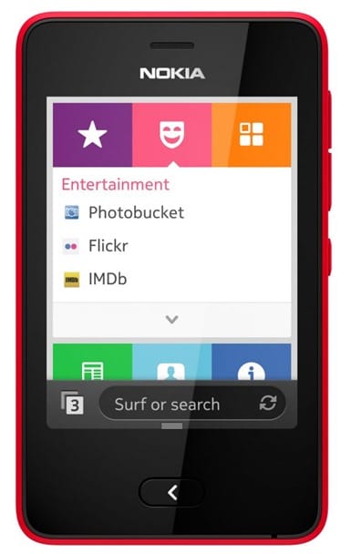 Nokia Asha 501 Red