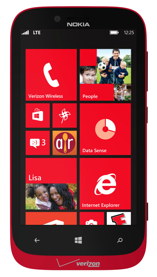 Verizon Nokia Lumia 822 Red